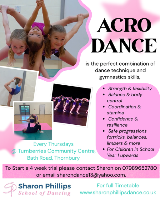 Acrodance – the perfect combination of dance technique and gymnastics skills, making it both exciting and empowering for young dancers.