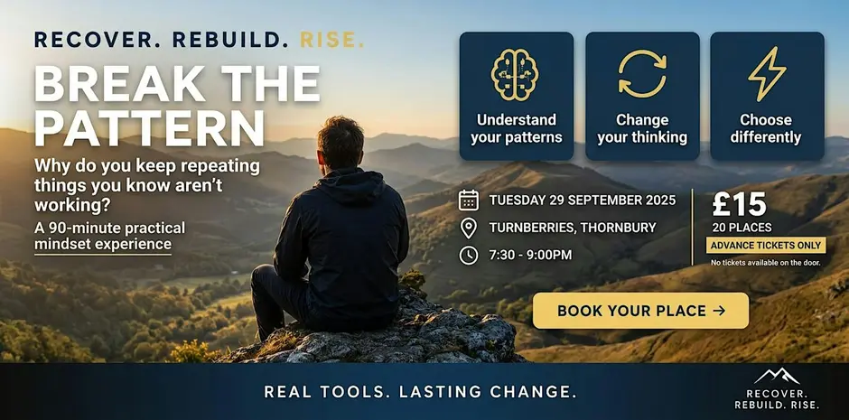 Recover. Rebuild. Rise. – Break The Pattern – Tuesday 29th September